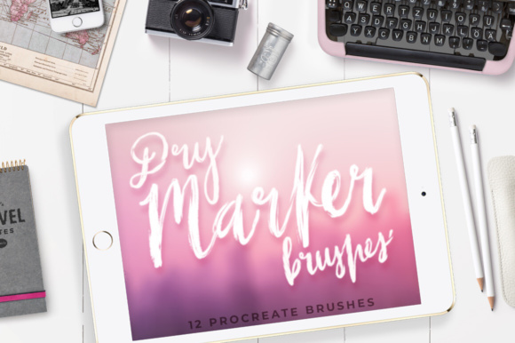 12 Dry Marker Brushes – PROCREATE: A Practical Guide for Creators