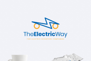 Electric Scooters Logo Template