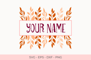 Frame Monogram Leaves: Elegant & Distinctive