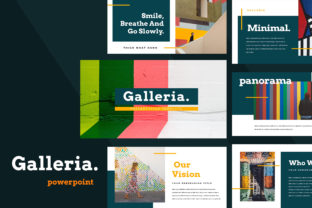 Galleria Colorful PowerPoint Presentation