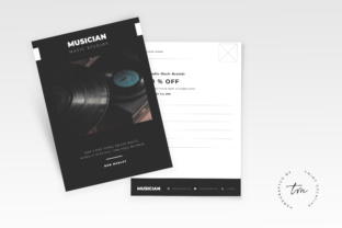 Music Postcard Flyer: Simple & Memorable